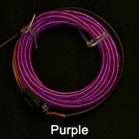 Purple El Chasing Wire