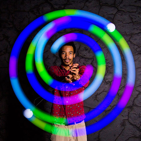 spinballs led poi balls